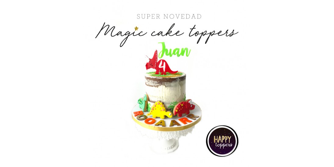SUPER NOVEDAD!! El invento del año... New Magic cake toppers by Happy toppers.